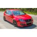 Накладка сплиттер на передний бампер на Volkswagen Golf V GTI 30TH